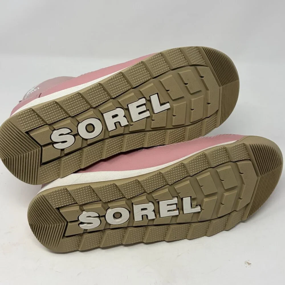 Sorel youth snow boots pink 5 girls